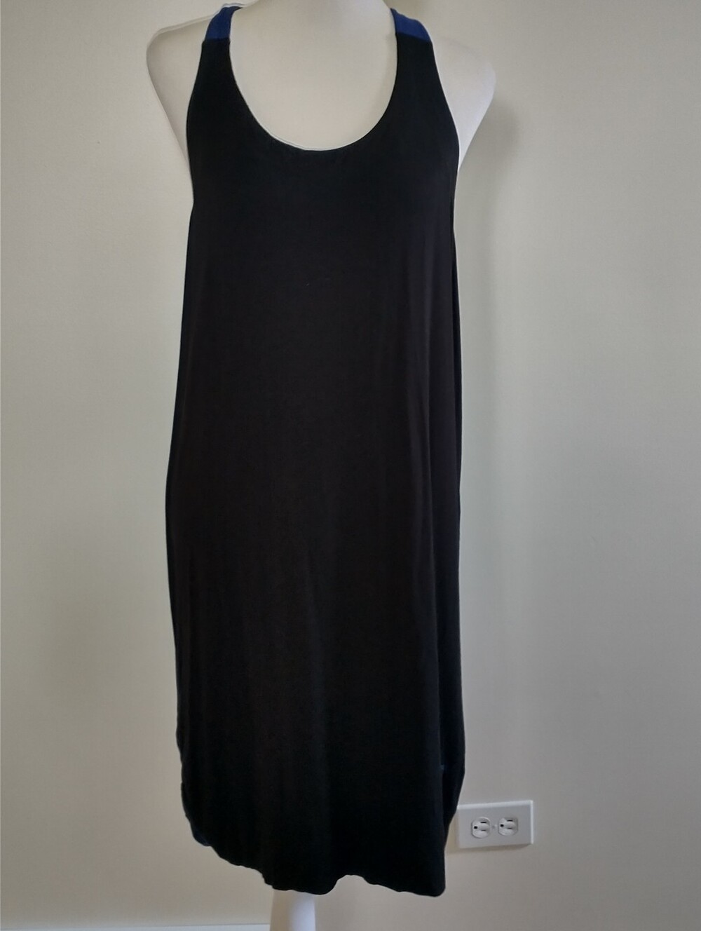 Marc By Marc Jacobs Black Color block Sleeveless Racerback Dress M